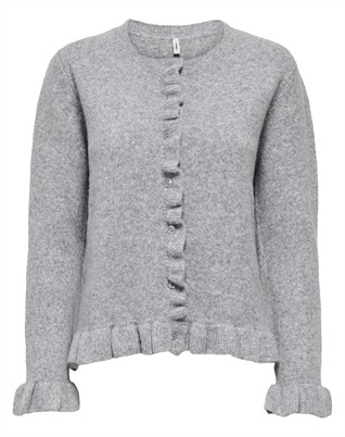 OnlRima Life Fril Button Cardigan